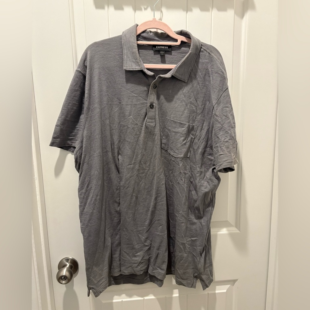 Express Charcoal Men's Polo Shirt